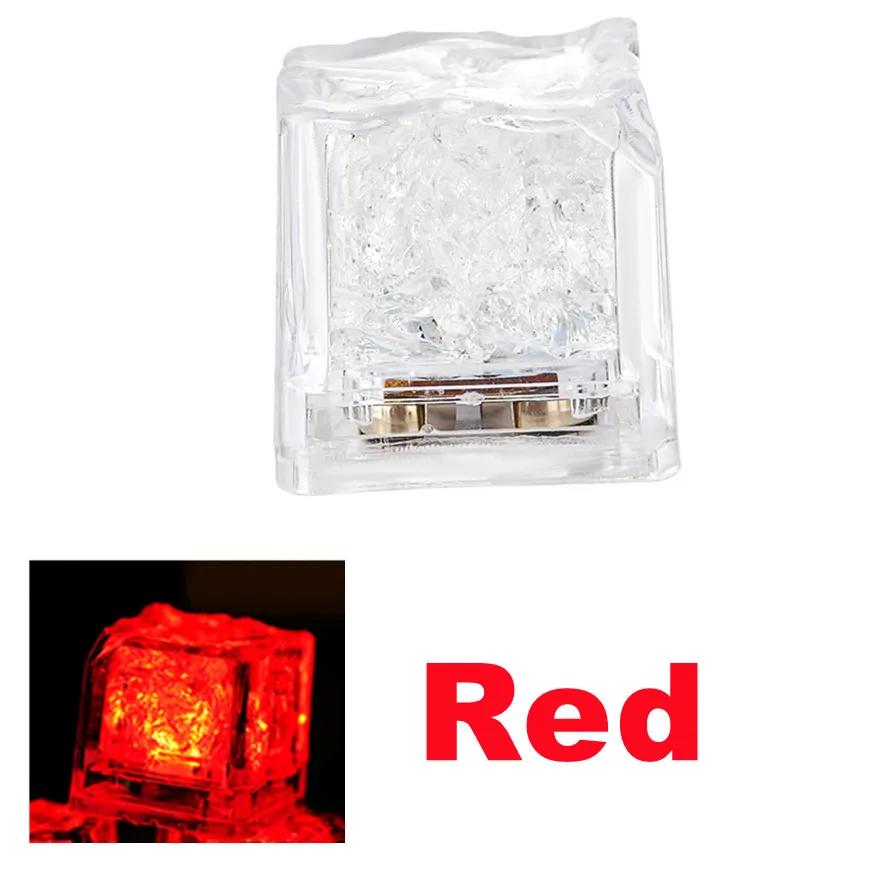 Home Decor Light Up LED Ice Cube Glow Party Glitter Neon Halloween Holiday Accessories Christmas Decoration Party Supplies