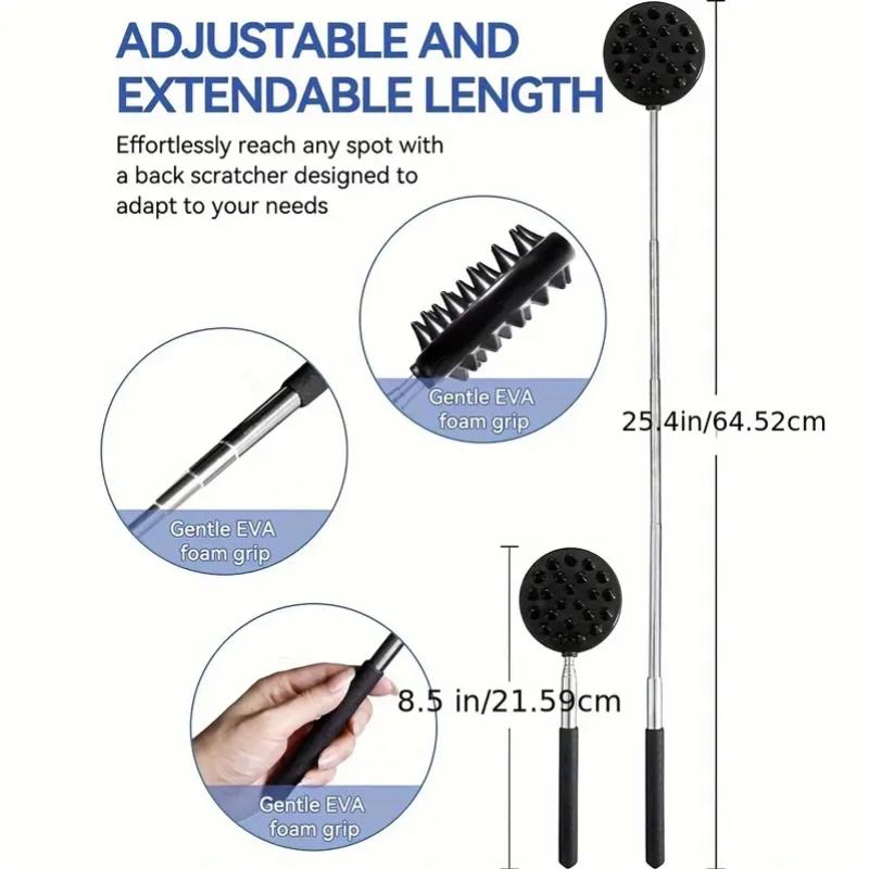 

Телескопическая чесалка для спины Чесалка для спины Набор массажеров Скребок для спины Раздвижная телескопическая Зуд Здоровье
