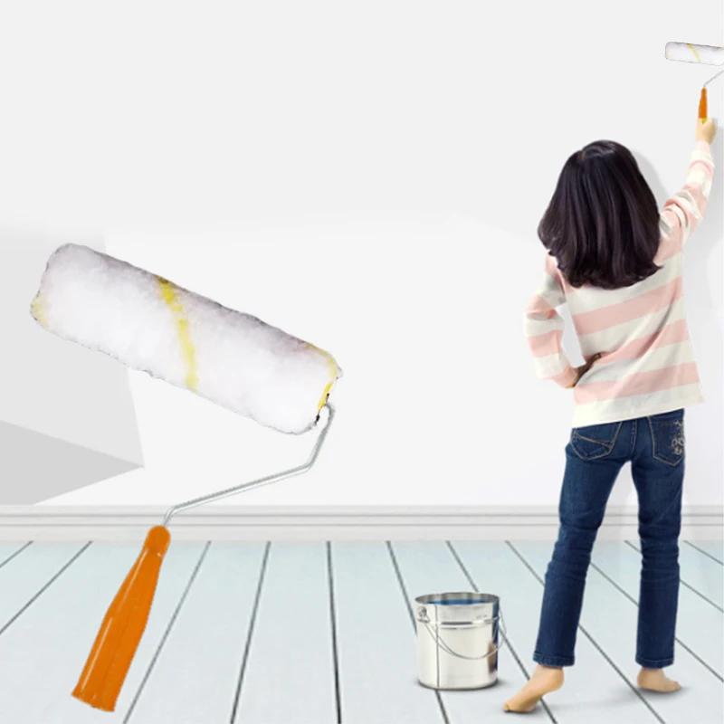 Paint Roller Kit Thumb Roller Core Small Corner Latex Paint Roller Core Roller Bracket Polyester Paint Roller for Wall Tool New