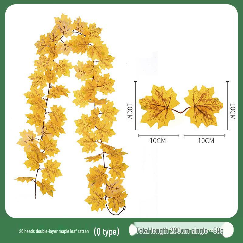 Skladem Podzimní a Halloweenská dekorace z javorových listů pro Vánoce a Den díkůvzdání