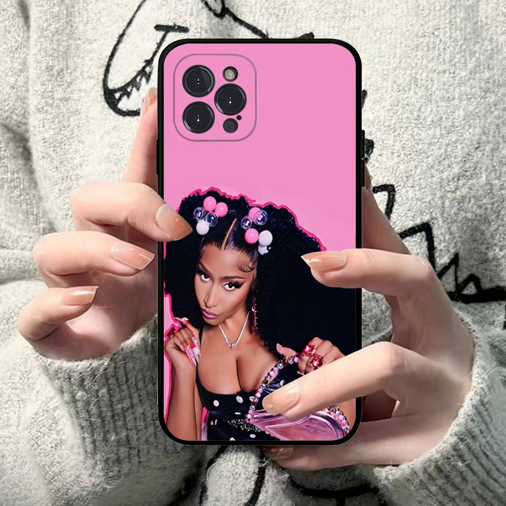 N-nicki Singer M-minaj Phone Case For IPhone 14 Plus 13 Mini 11 16 15 17 Pro Max Protection Shockproof