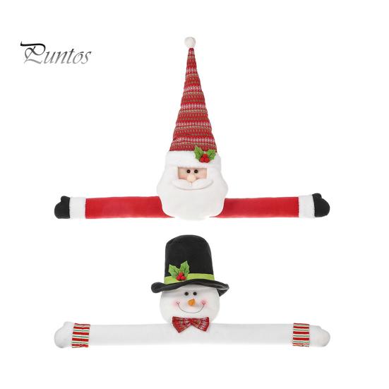 Weihnachtsbaumspitze mit Cartoon-Motiv, langer Arm, Weihnachtsmann, Schneemann, wiederverwendbar, Urlaubsdekoration, Weihnachtsbaumdekoration, Partyzubehör