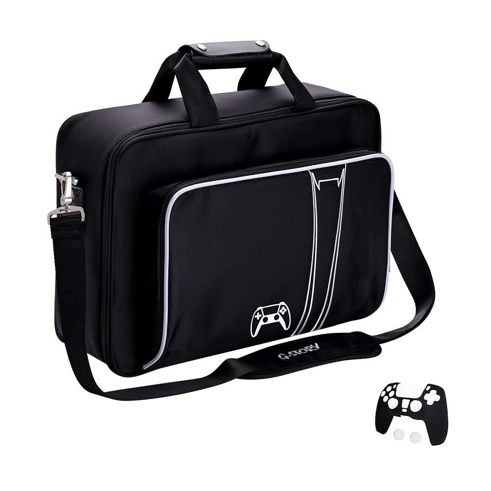 PS5 Storage Protective PS5 Carrying Large Shoulder Small Item Protective G-STORY Bag, Case, Bag, Capacity, Travel, Multi-Functional, Strap, Storage,