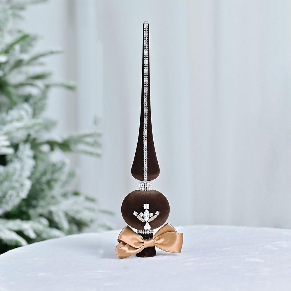 Reusable Christmas Top Star Decorations Vintage Xmas Tree Ornaments Hotel Mall