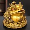 Feng Shui Copper Toad Ornament Ruyi Toad Three-legged Living Room Store Desktop Decor