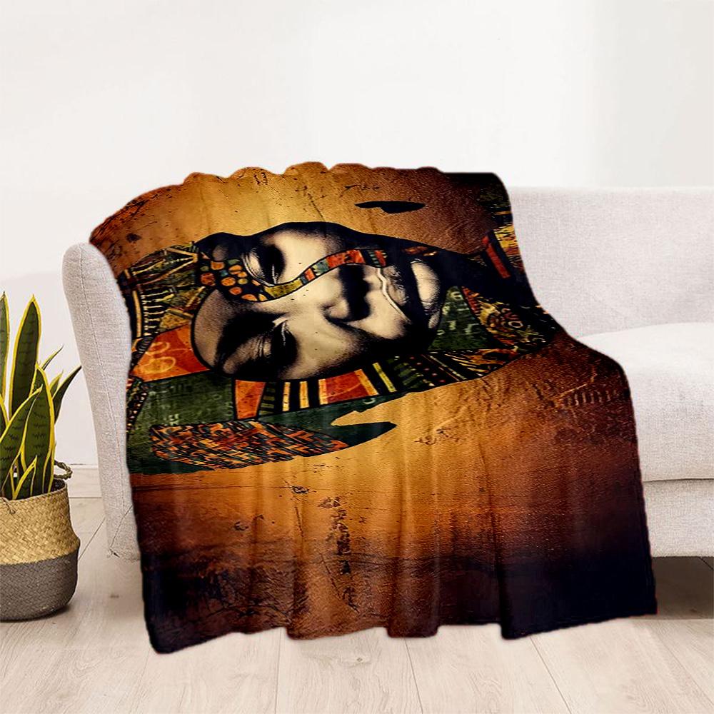 African Style Blanket Ultra-Soft Suitable for Bed Office Chair for All Occasions Warmthful Decor Perfect Gift for Relatives and Friends