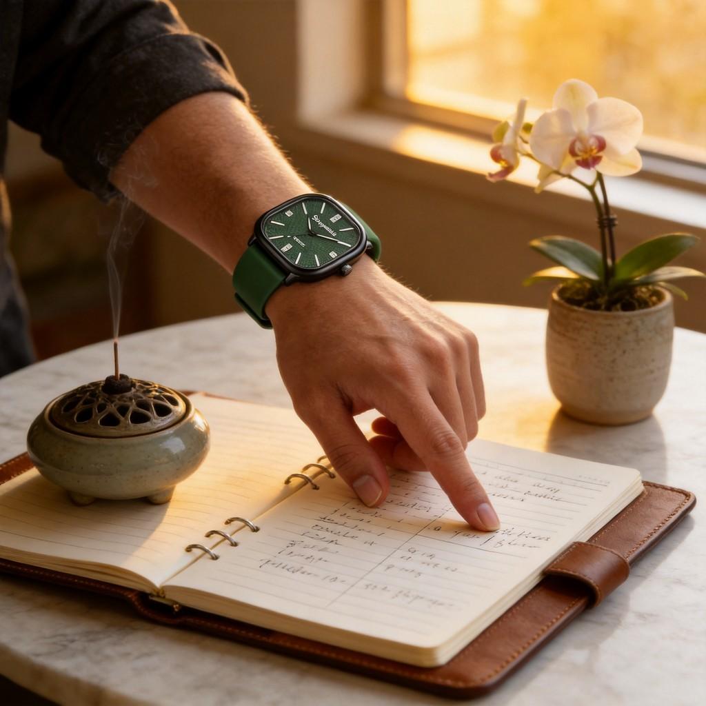 Vintage Style Quartz Watch With Silicone Band For Men And Women
