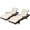 Loungers Gardeon Set Of 2 Sun Lounge Outdoor Furniture Day Bed Rattan Wicker Lounger Patio