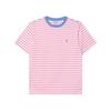 Polo Kids Striped Short Sleeve T-Shirt Kids Tops Pink 323952450-005