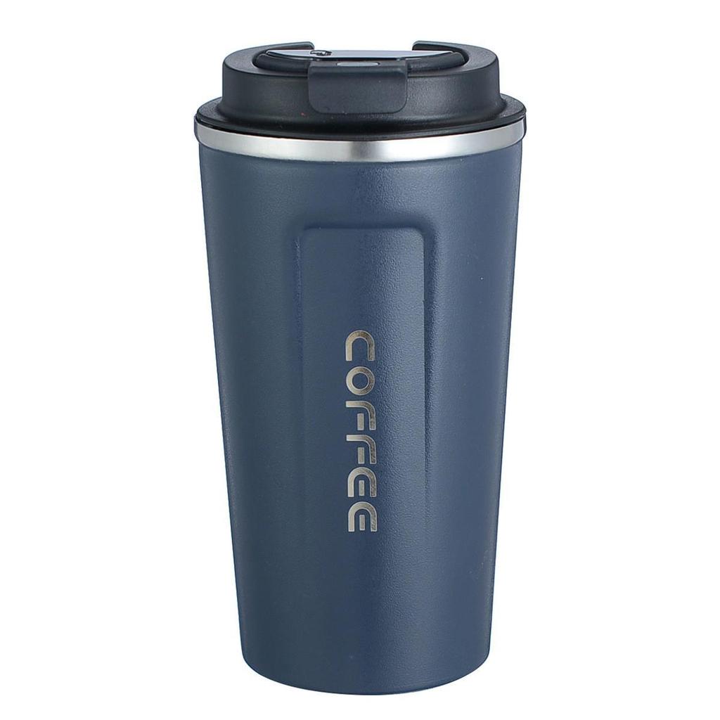 Smart Temperature Display Stainless Steel Travel Mug - Portable Insulated Coffee Cup