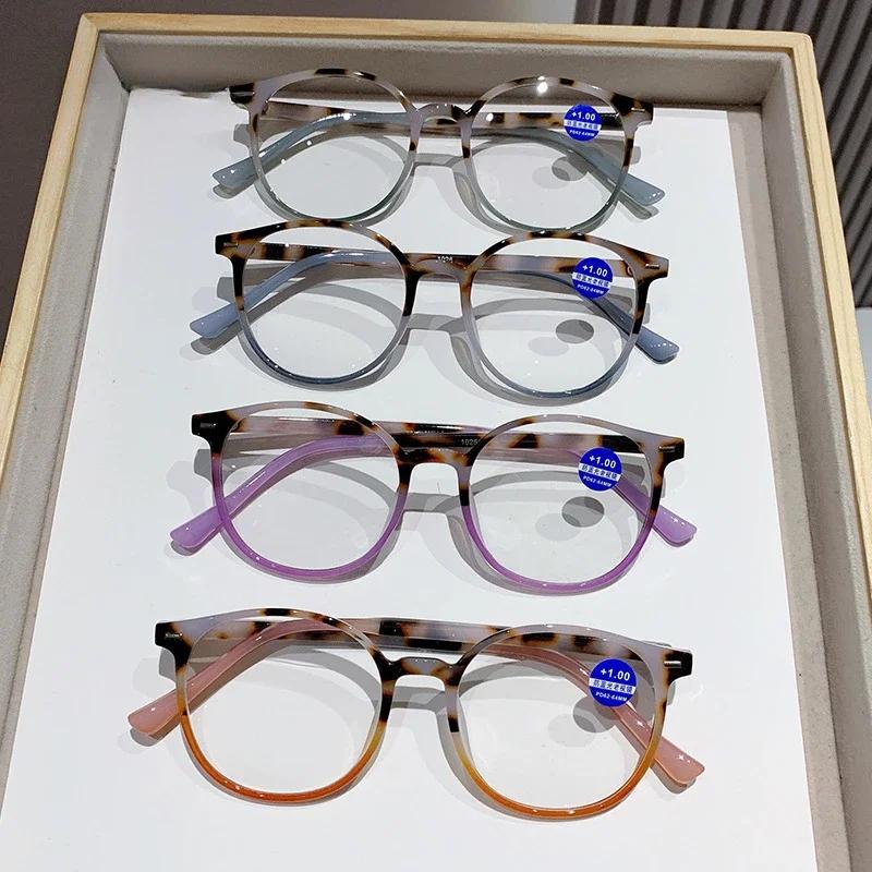 Hd Fashion Presbyopia Eyeglasses Blue Light Blocking Clear Lens Women Eye Protection Reading Glasses Men Classic Eyewear