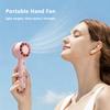 Portable Mini Handheld Fan USB Hand Fan Rechargeable Portable Outdoor Small Pocket Fan 3 Speed Mini Desk Fan with Phone Stand