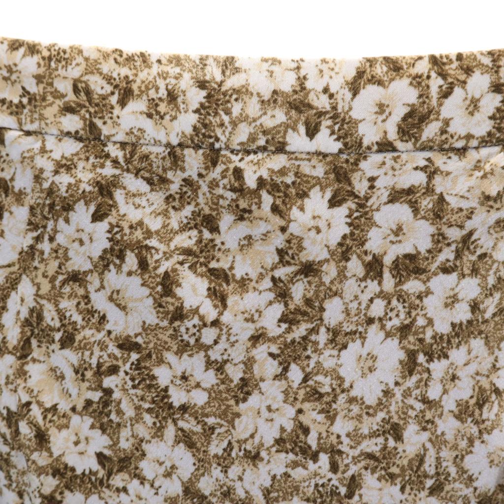 SNIDEL Variety Print Maxi Length Narrow Skirt 1 Beige Women Used