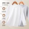 Ziyouxi Boys' Pure Cotton Long-Sleeve T-Shirt
