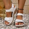 Large Size Platform Casual Sandals Velcro Sandals Women's Shoes