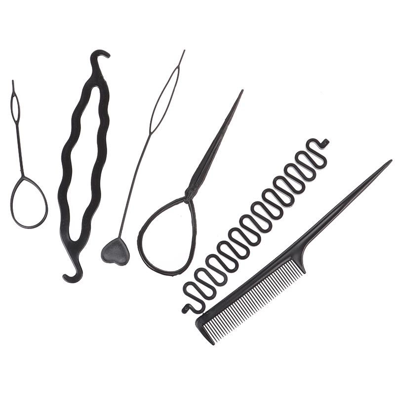 6 Teile/satz Kinder Curler Haar Geflecht Wartung Spirale Twist Haar Styling Werkzeuge