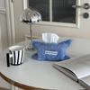 1Pc Toilet Paper Storage Nordic Style Thread Plush High Quality Tissue Bag Holder Solid Color Napkin Boxes