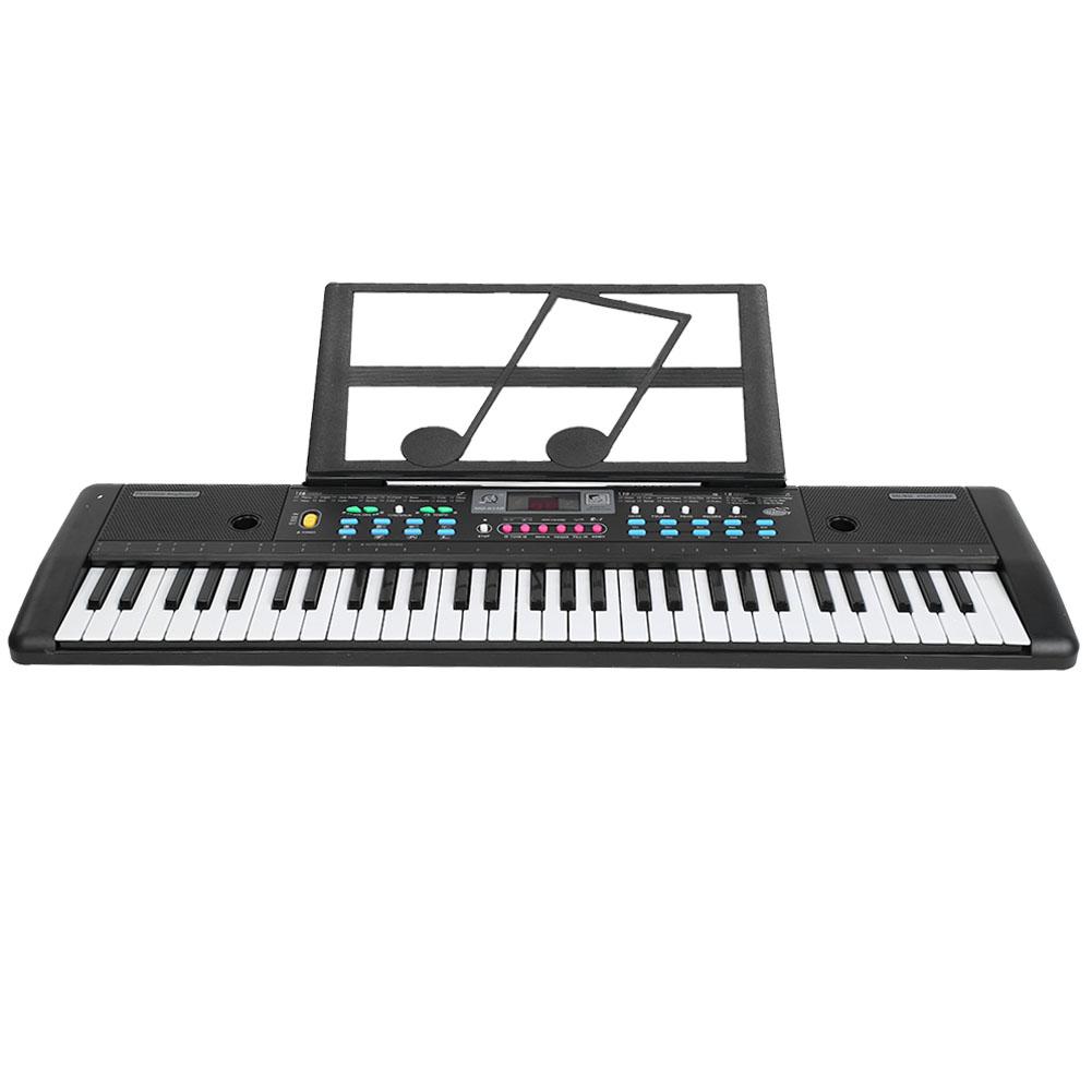 61 Keys Electronic Organ Portable Digital Music Keyboard with Microphone Kids Toy