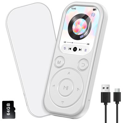 This Bluetooth MP3 Player Weighs Just 26g and Is the It Features a a Compact a 64GB SD Expandable Up To EQ Variable Speed Random Easy FM and Language