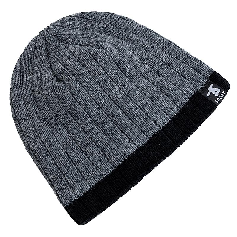 New Style Unisex Winter Hats Cap Plush Fur Lined Warm Streetwear Beanies For Men Woman Casual Winter Skiing Cap Knitted Hats