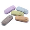 Japanese Retro Cotton Linen Glasses Case - Creative Square Tin Box for Prescription or Plano Glasses