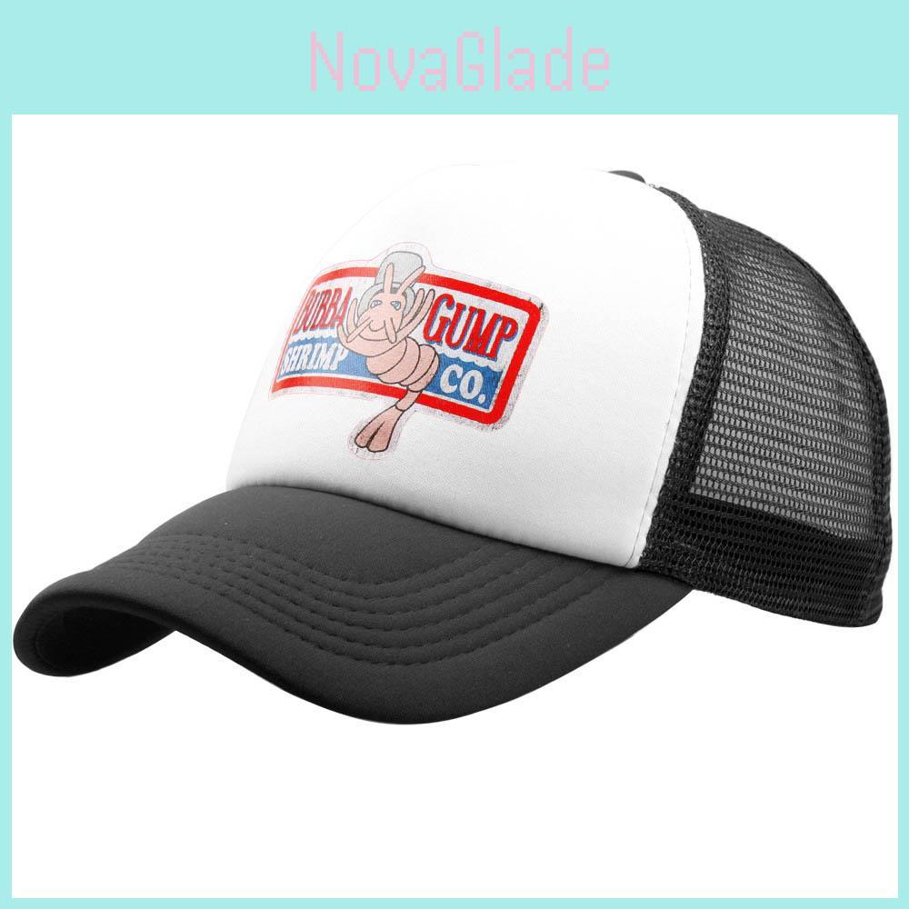 Comfortable And Stretchable Red Curved Bill Bubba Gump Shrimp Hat Perfect For Various Lifestyles