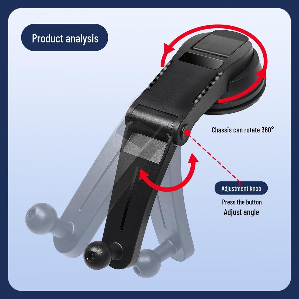 Universal Magnetic Car Phone Holder for Central Control Display - Non-Damaging Stand
