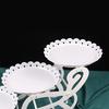 3 Tiers Cupcake Stand Dessert Display Tiered Serving Tray for Parties Tabletop Decoration Wedding Anniversary Banquet
