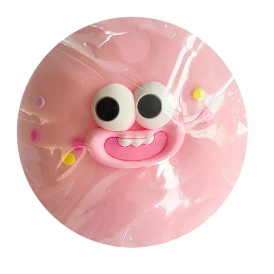 Big Eyes Ball Squeeze Toy Cartoon Bun Shape Sensory Pinch Fidget Toy Stress Relief Hand Relaxation Decompression Tool C