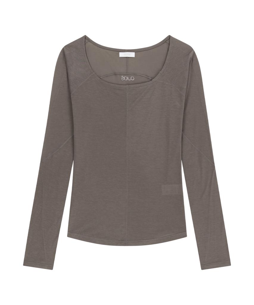 OJOS Flatseam Long Sleeve Top / Charcoal