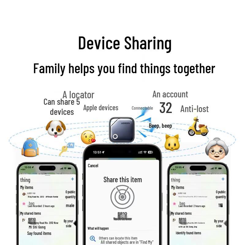 Ugreen SmartTag Bluetooth Gegenstandsfinder