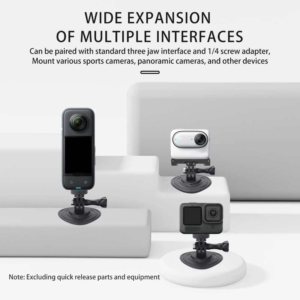 Durable Camera Helmet Mount for DJI Gopro/OSMO Action/Insta360 Go/Ace Camera Accessories