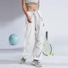 Women's Retro Cargo Slimming Windbreaker Pants for Autumn/Winter Running