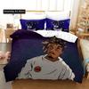 3D Print Fashion Juice Wrld Stars Bedding Set Boys Girls Twin Queen Full Size Duvet Cover Pillowcase Bed Adult Bedroom