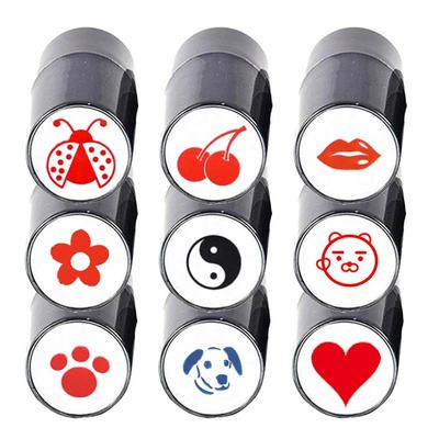 Patterns Long Lasting Colorfast Plastic Stamp Marker Golf Ball Stamper Quick-dry Impression Seal
