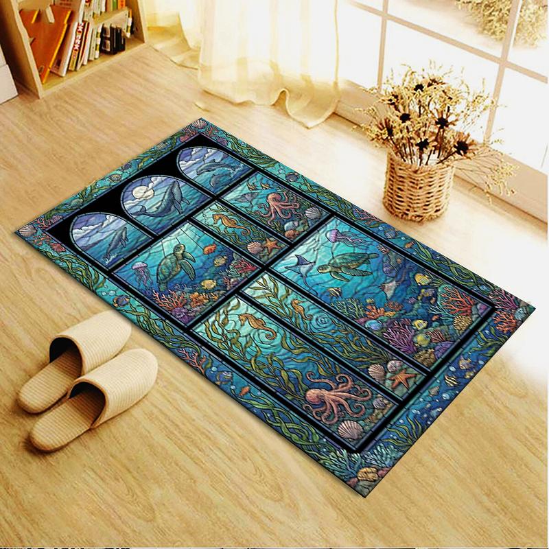 2025 New Ocean Carpet Rug for Living Room Bedroom Home Sofa Decoration,Kids play Non-slip Floor Mat102