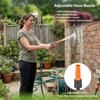 Light Plastic Irrigation Water Hose Nozzle with Concentrated Straight Stream, Handheld Sprayer for Container Gardens, Patios, and Vehicle Exteriors