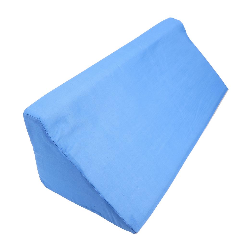 R Shaped Positioning Wedge Pillow for Side Sleeper Slip Resistant Elevated Body Alignment Ankle Supp