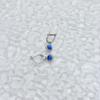 Silver Earrings with Opal 0.98ct, Cubic Zirconia (2170068)