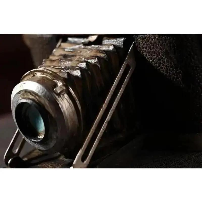 Vintage Retro Model Fotoaparátu Displej Stolní Pryskyřičné Řemesla Kancelářské Dekorace Domácí Obývací Pokoj Imitace Šik Bar Mini Antický