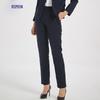 Damen Business Casual Hose mit hohem Bund und geradem Bein