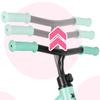 Children'S Balance Bike With Foam Wheels Eva 12" Fliko Turquoise And White