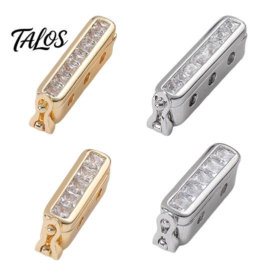 Necklace Chain Adjuster Shortener for Thin Chains, Adjustable Clip with Rhinestone, Metal Jewelry Clasp Clasp, Bracelet Making Supplies Rhinestone