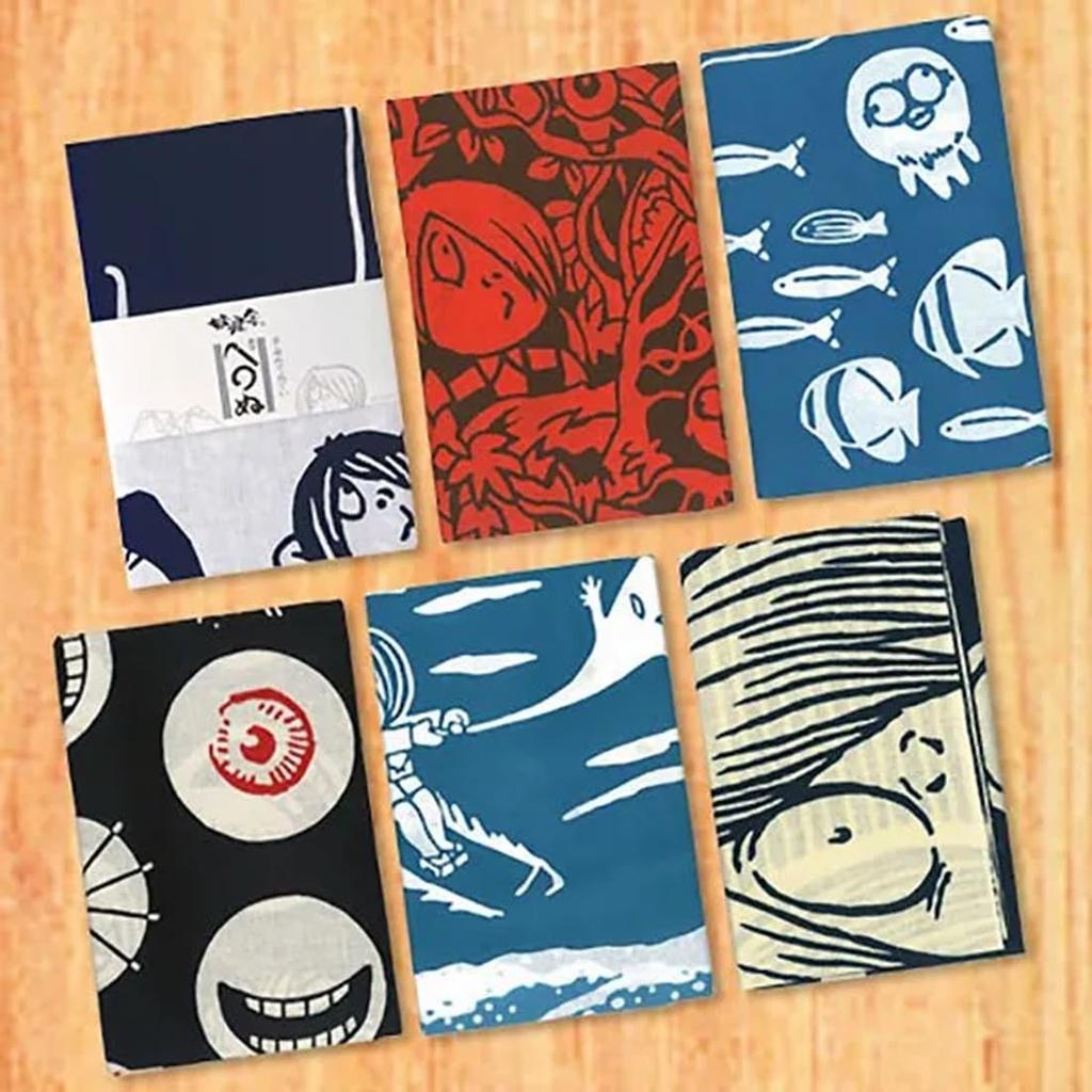 Yokaisha Gegege no Kitaro Hand-dyed Tenugui (Whole Set)