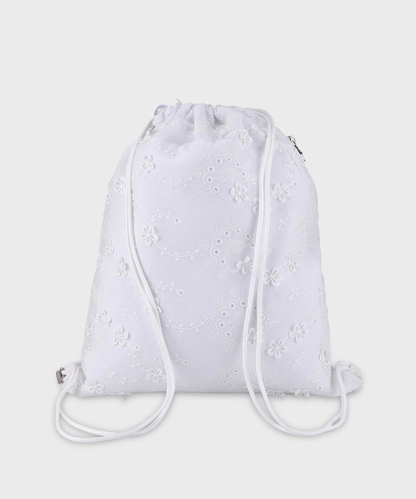 Otz Summer Floral String Gym Sack White Ozakga202W