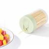 Bamboo toothpicks 350 pieces double-sided ultra-fine 1.5mm tip length 65mm material ideal everyday use (1 piece)