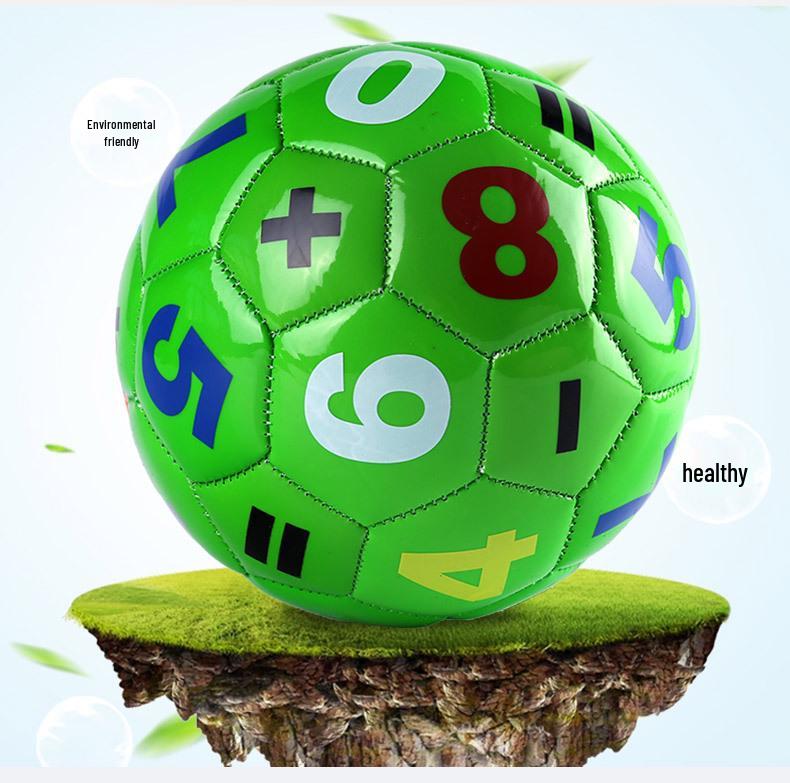 Digital English Letters Toy Football for Kids - Handheld Size 2