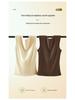 Women's Warm Wide-Strap Vest with Integrated Bra Pads - Wear Alone or as Layered Camisole