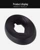 Black Non-Slip Multifunctional Helmet Cushion for Full & Half Face Helmets, Model HP02