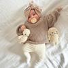 0-7T Bambino Bambina Neonato Maglione Neonato Pullover Lavorato a Maglia Top Casual Base Abbigliamento in Maglia